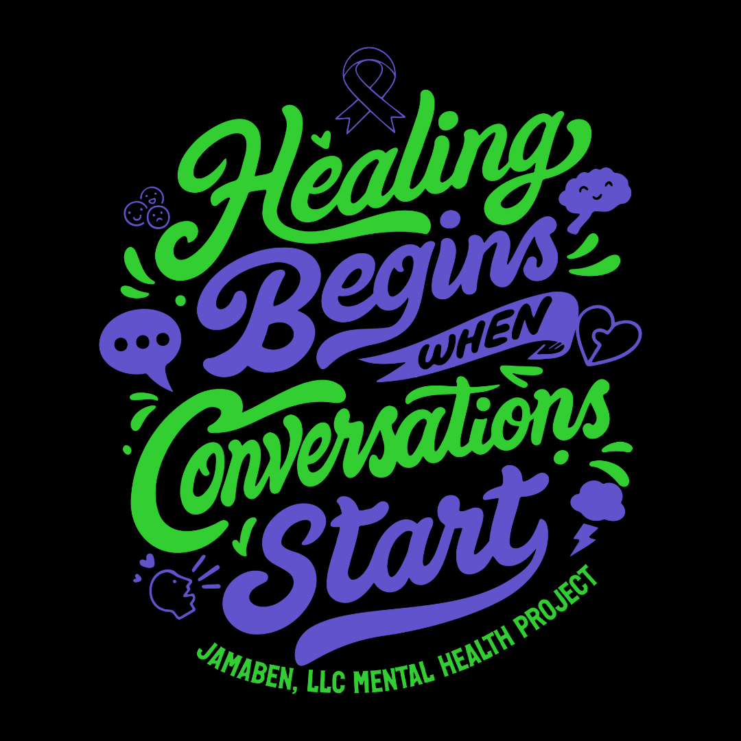 "Healing Begins When Conversations Start" T-Shirt