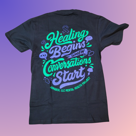 "Healing Begins When Conversations Start" T-Shirt