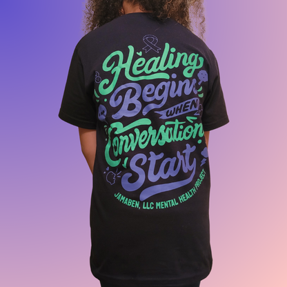 "Healing Begins When Conversations Start" T-Shirt